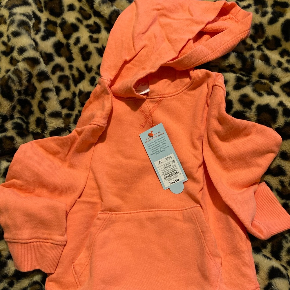 Brand new Cat & Jack 2t toddler girls hoodie.